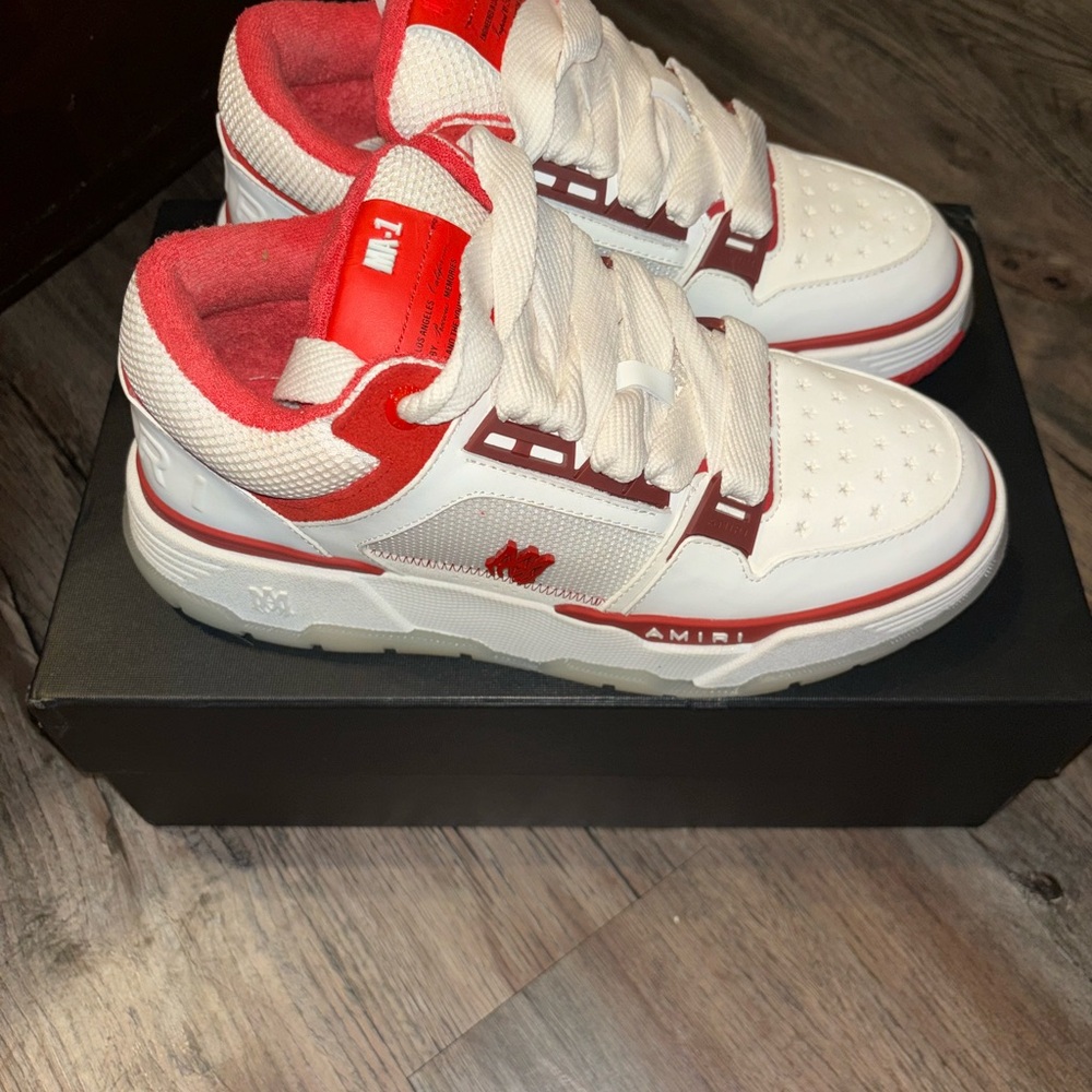 Amiri MA-1 Mesh Bi Color High Top Sneakers